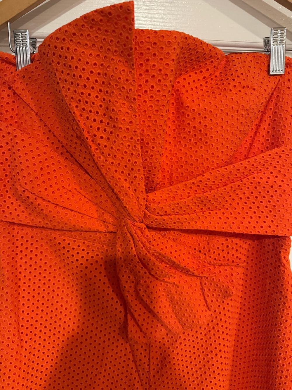 Anthropologie Tie Front Eyelet Jumpsuit - Picture 7 of 15